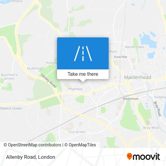 Allenby Road map