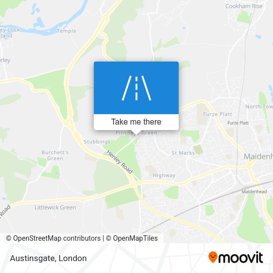 Austinsgate map