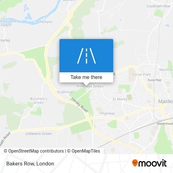 Bakers Row map
