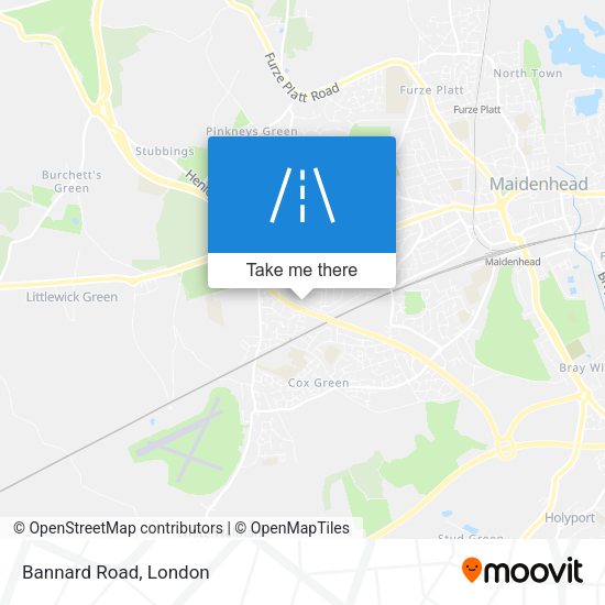 Bannard Road map
