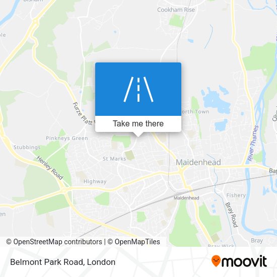 Belmont Park Road map