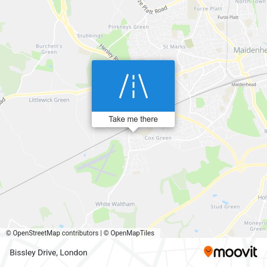 Bissley Drive map