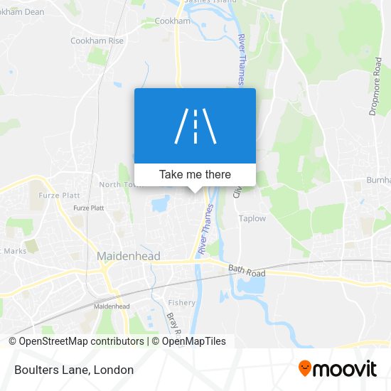 Boulters Lane map