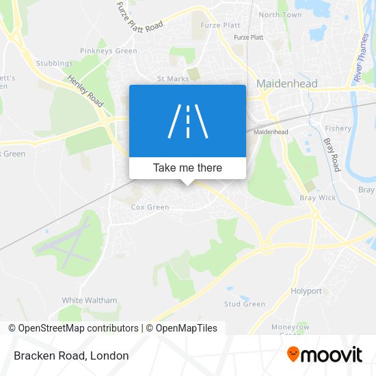 Bracken Road map