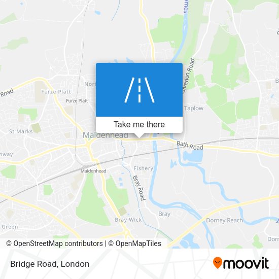 Bridge Road map