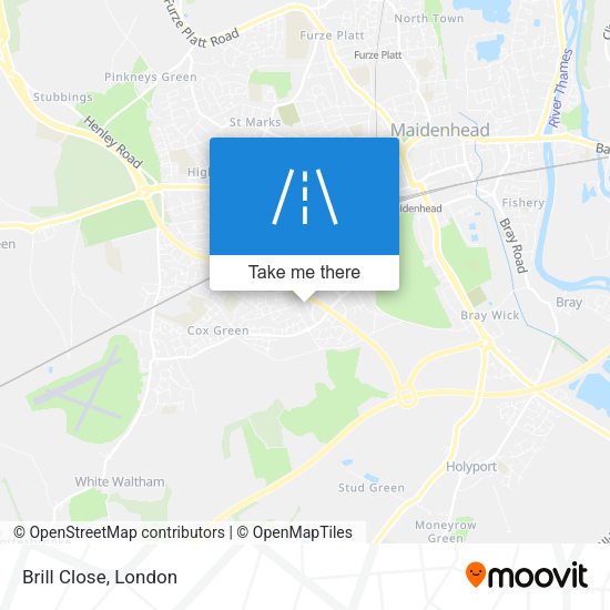 Brill Close map