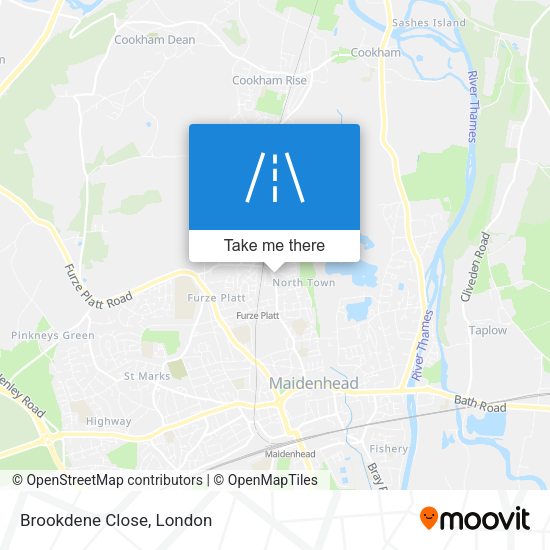 Brookdene Close map