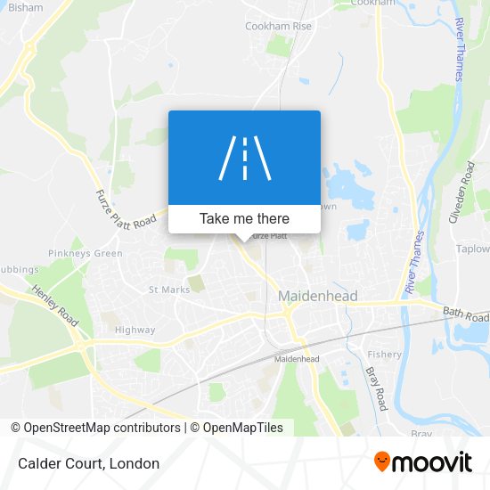 Calder Court map