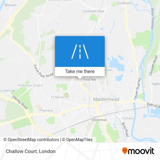 Challow Court map