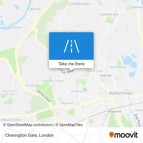 Cherington Gate map