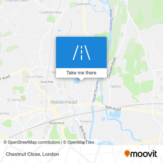 Chestnut Close map