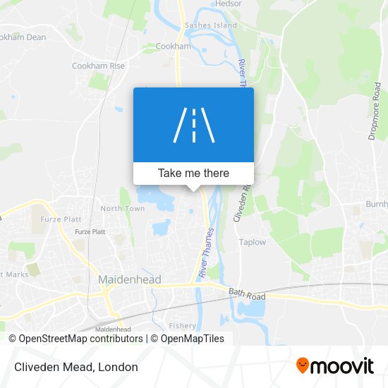 Cliveden Mead map