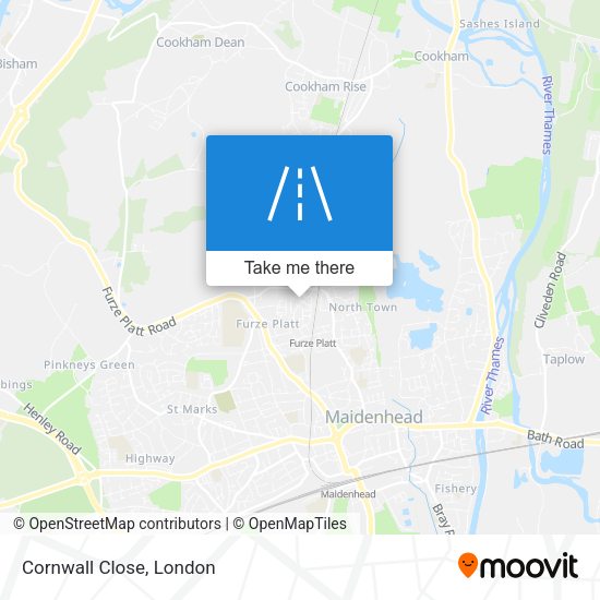 Cornwall Close map