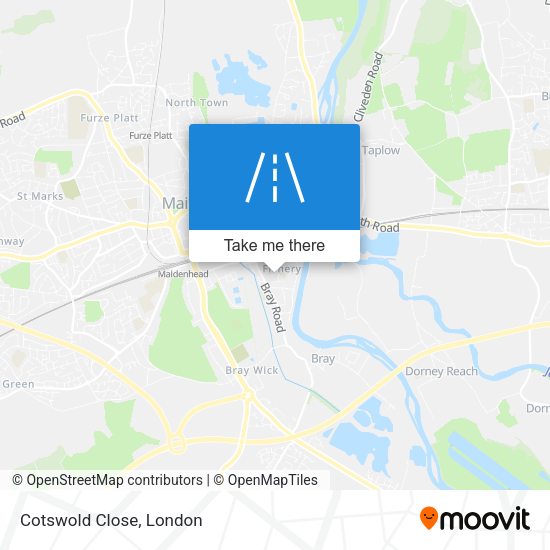 Cotswold Close map