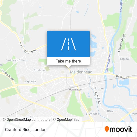 Craufurd Rise map