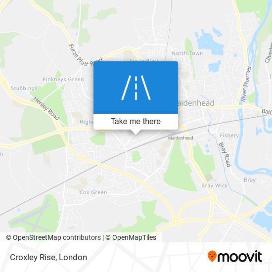 Croxley Rise map