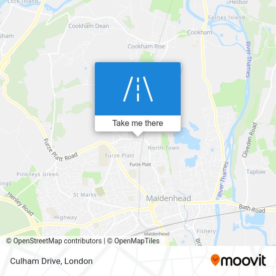 Culham Drive map