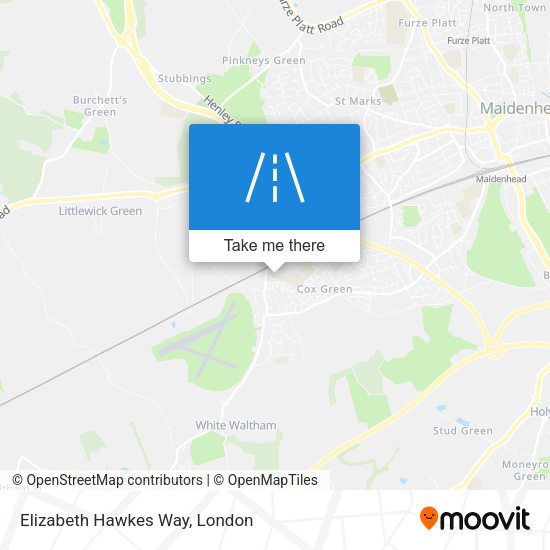 Elizabeth Hawkes Way map