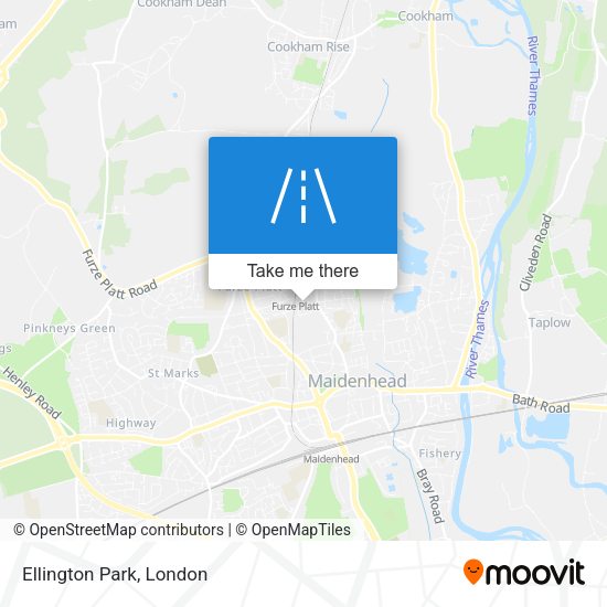 Ellington Park map