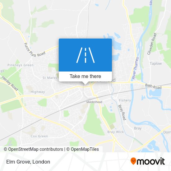 Elm Grove map