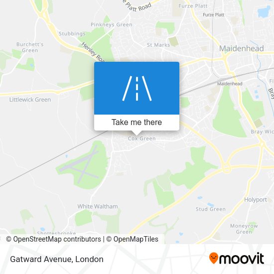 Gatward Avenue map