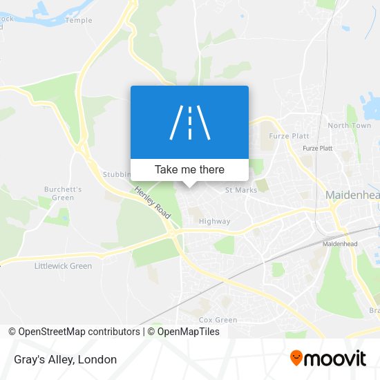 Gray's Alley map