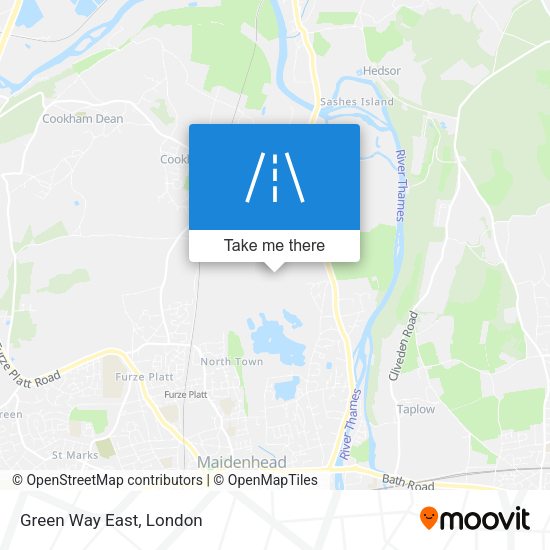 Green Way East map