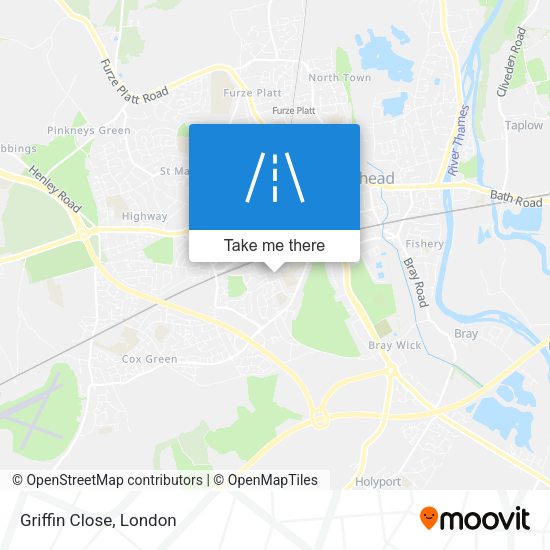 Griffin Close map