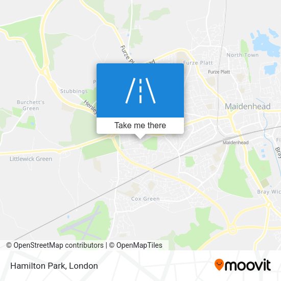 Hamilton Park map