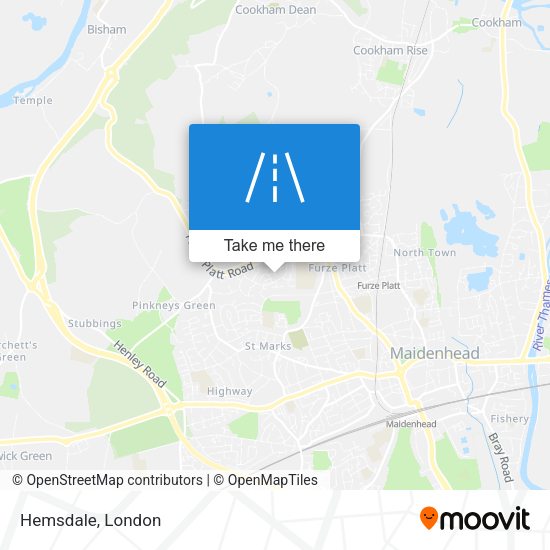 Hemsdale map