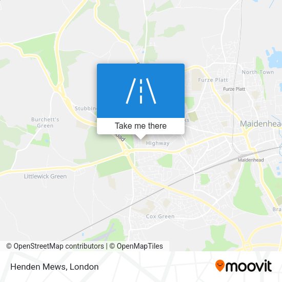 Henden Mews map