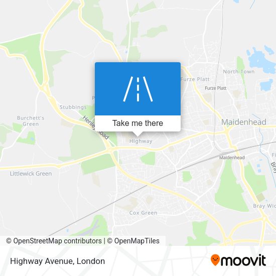 Highway Avenue map