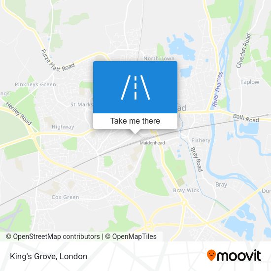 King's Grove map