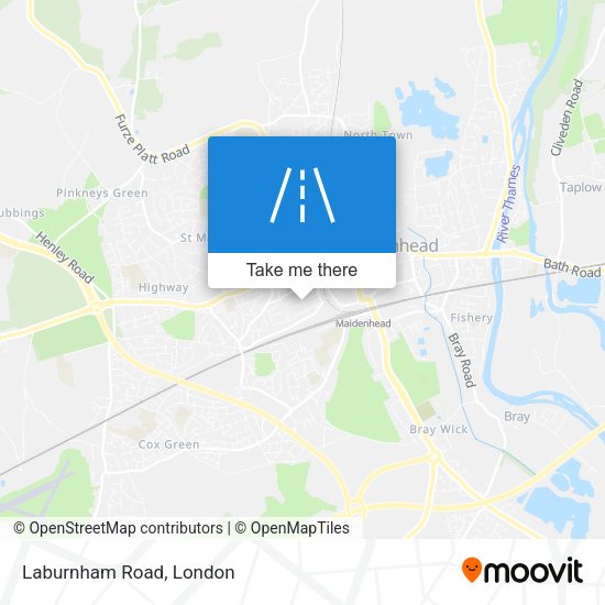 Laburnham Road map