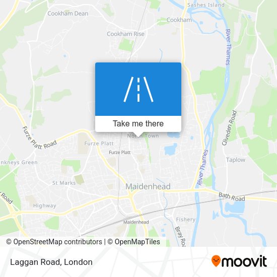Laggan Road map