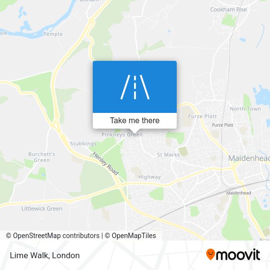 Lime Walk map