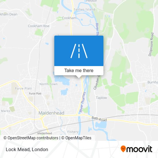 Lock Mead map