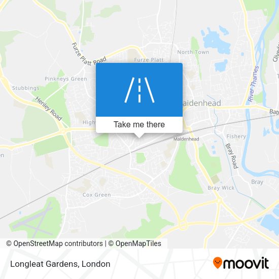 Longleat Gardens map