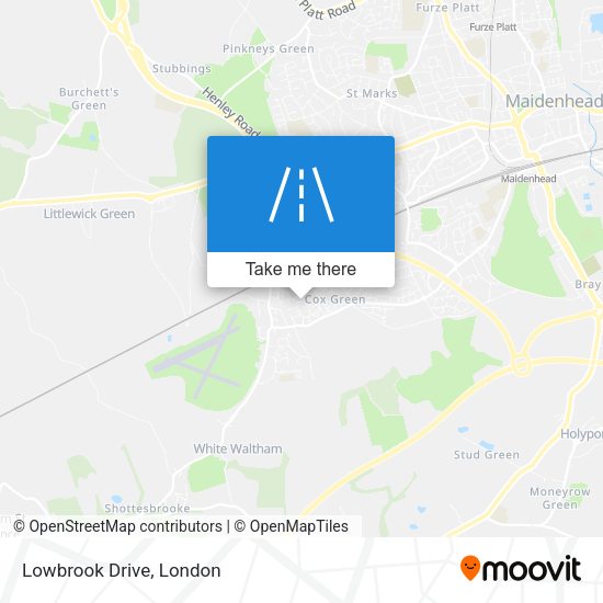Lowbrook Drive map