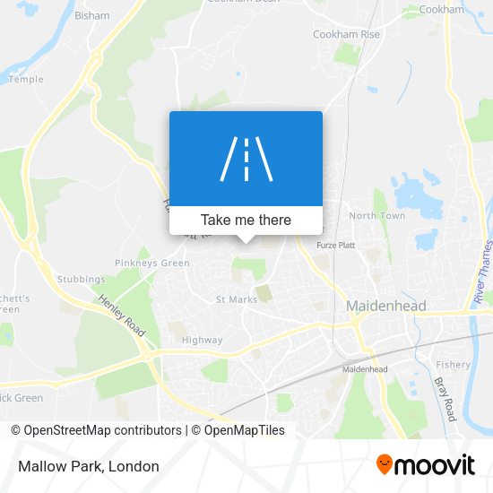 Mallow Park map