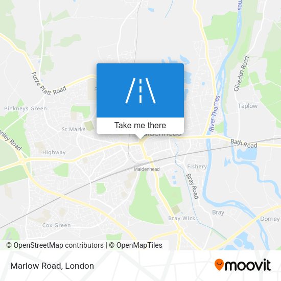 Marlow Road map