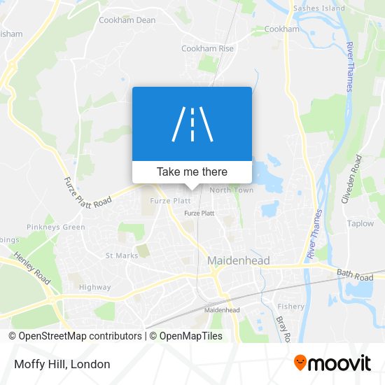 Moffy Hill map