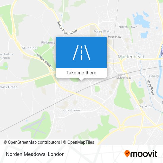 Norden Meadows map