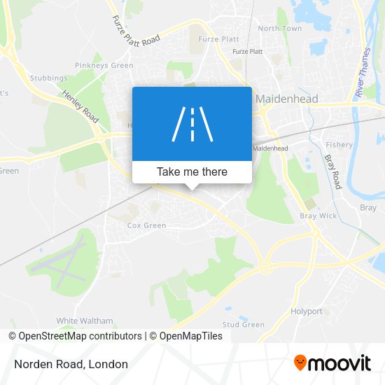 Norden Road map