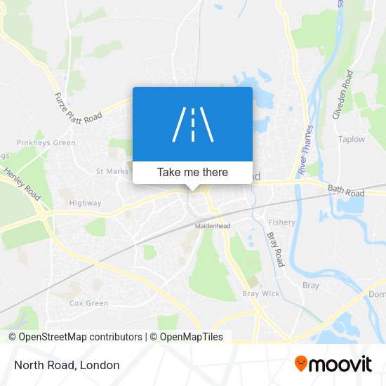 North Road map