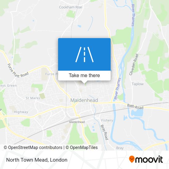 North Town Mead map