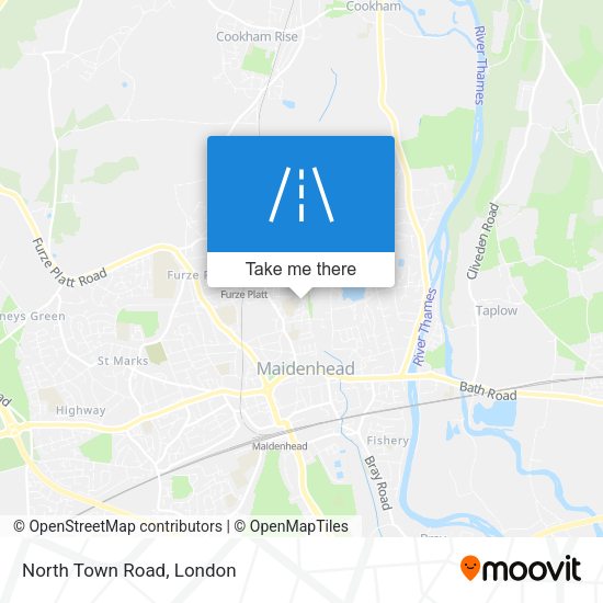 North Town Road map