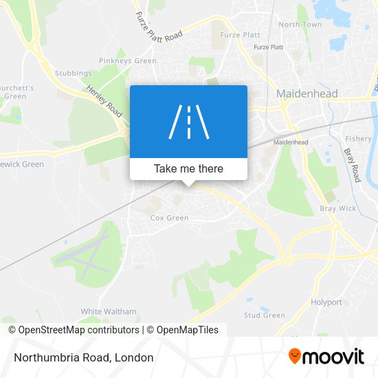 Northumbria Road map