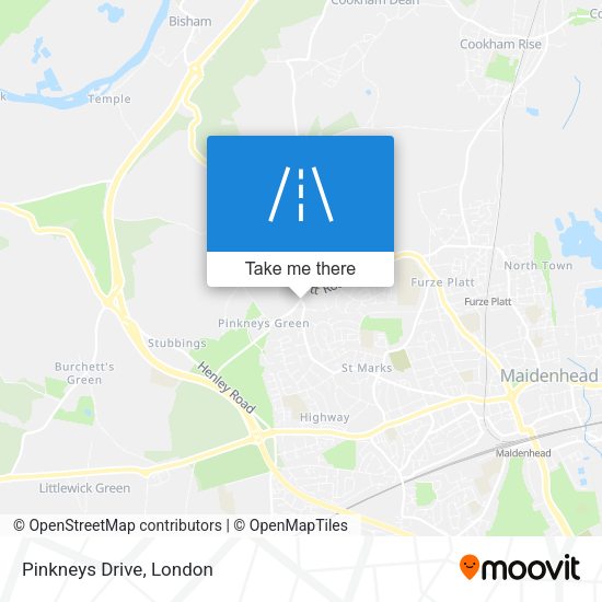 Pinkneys Drive map