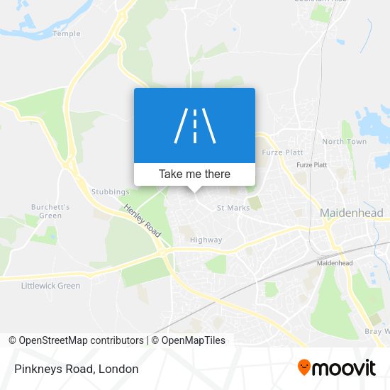 Pinkneys Road map